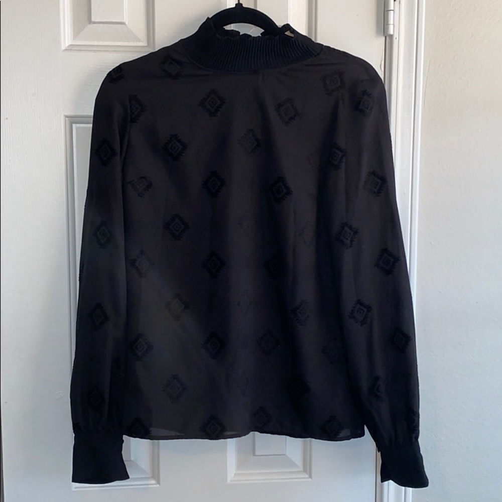 NWOT H&M black blouse